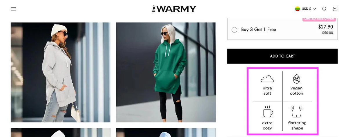 Bonus Section: Winning Product Page Recipe