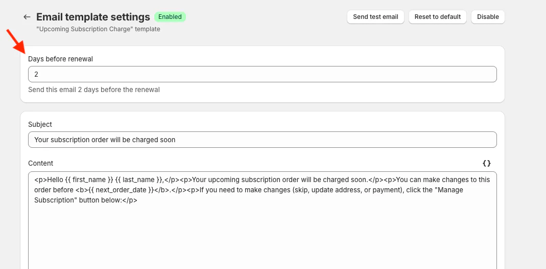 New Feature: Configurable Pre-Renewal Email Timing