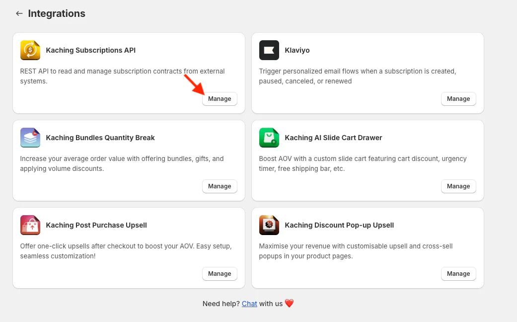 API integration