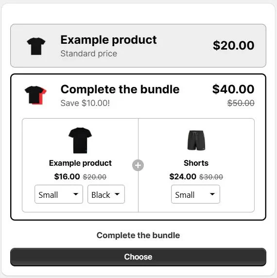 1. Product bundles