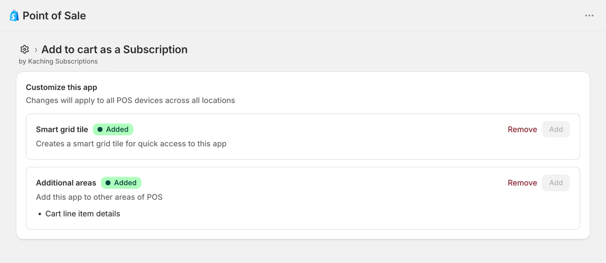 Shopify POS Extension