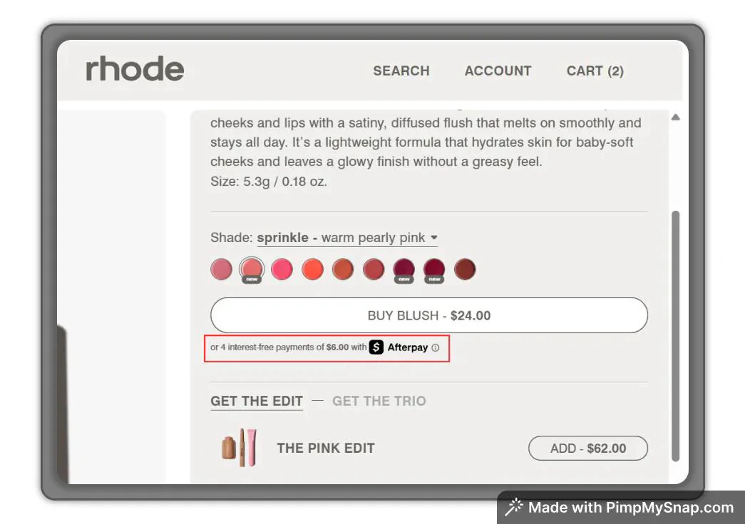 23. Enable Buy Now, Pay Later (e.g., Klarna, Afterpay)