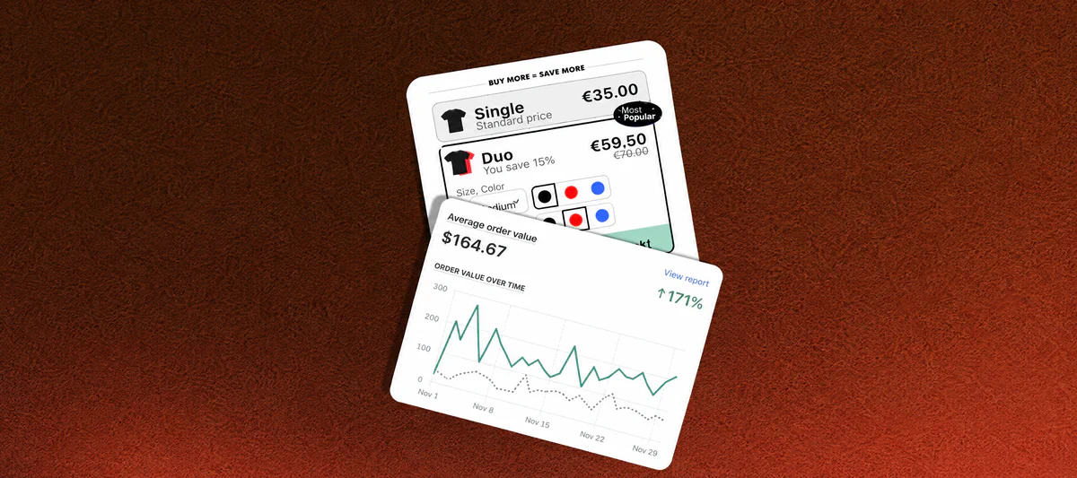 Kaching’s guide to average order value in Shopify.