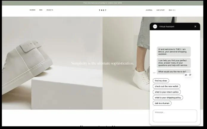 23. Add live chat or AI chatbots to answer pre-purchase questions
