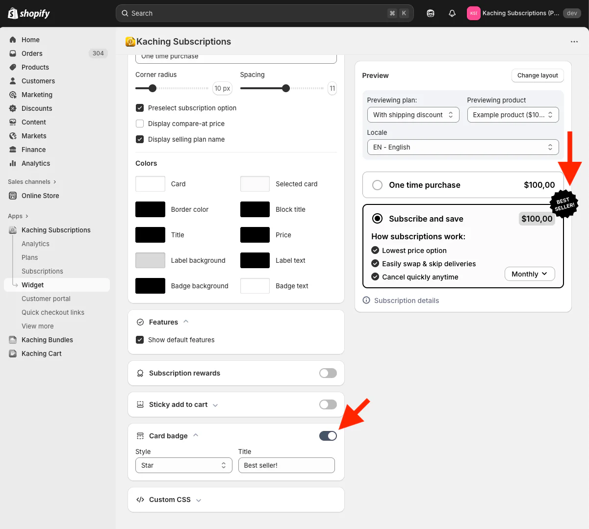 New feature: Promotional badges