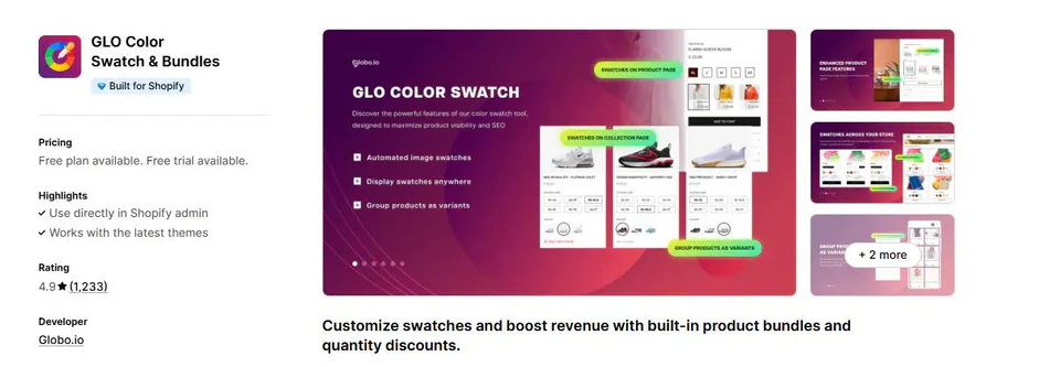 11. GLO Color Swatch & Bundles