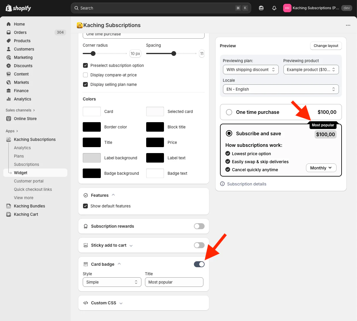 New feature: Promotional badges