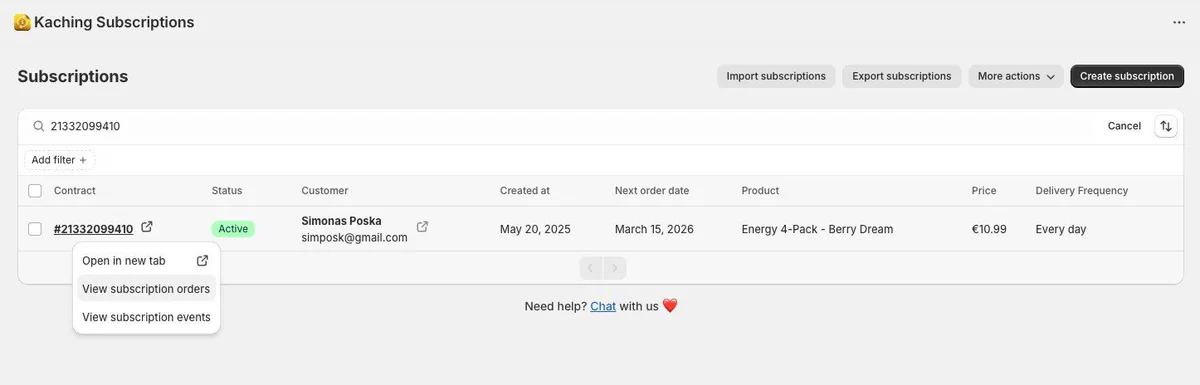 UX improvements