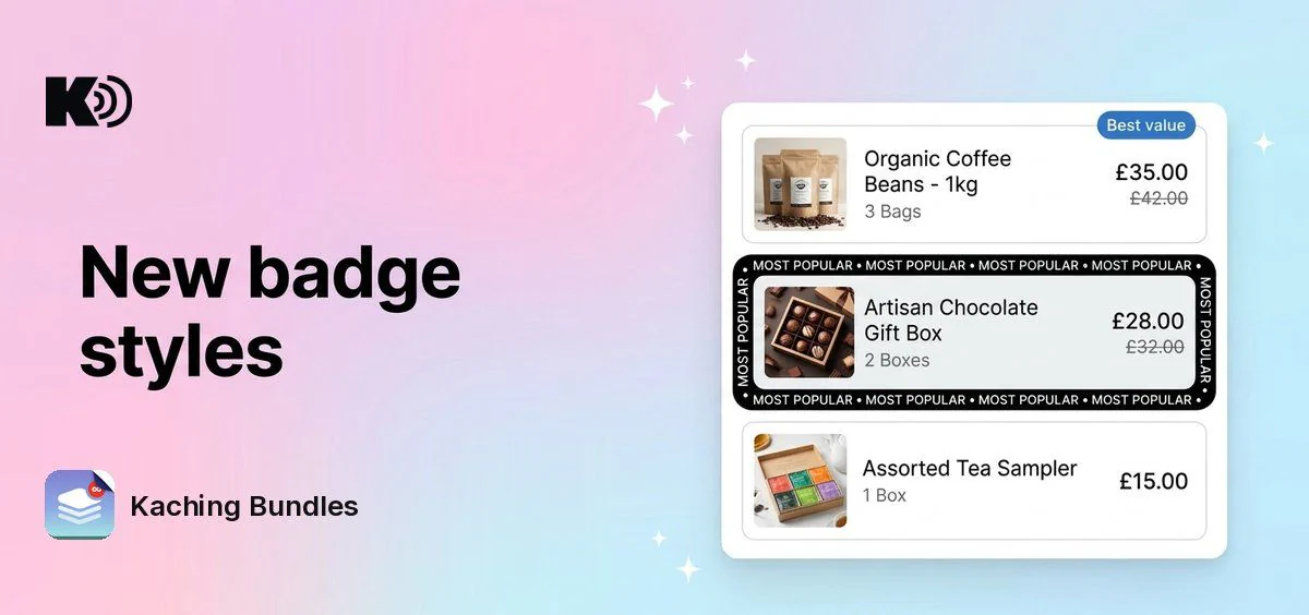 New badge styles for your deals