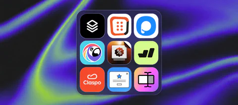 Kaching’s best Shopify popup apps cover with a grid of app icons.