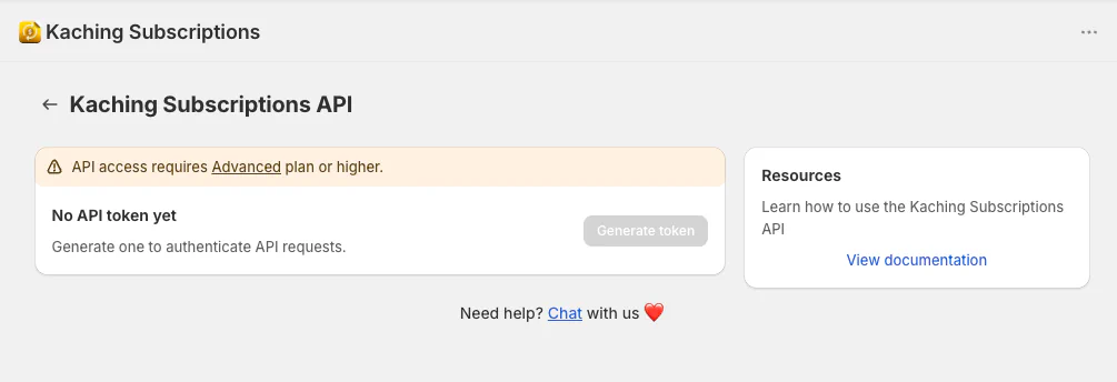 API integration