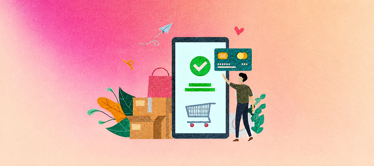 Kaching’s pre-orders and bundles guide cover with an illustrated checkout screen.