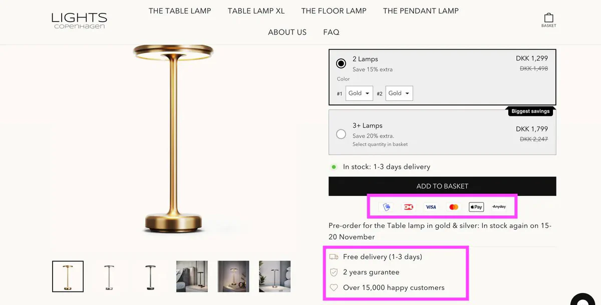Bonus Section: Winning Product Page Recipe