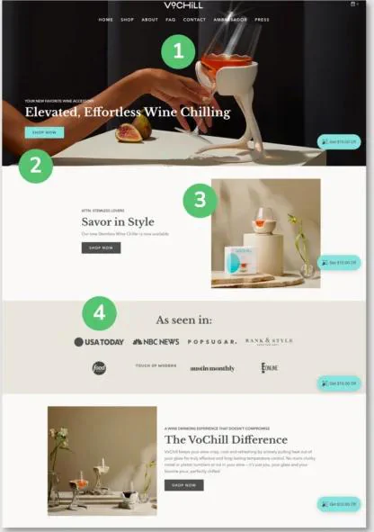 1. Use a clean, fast, and mobile-first Shopify theme
