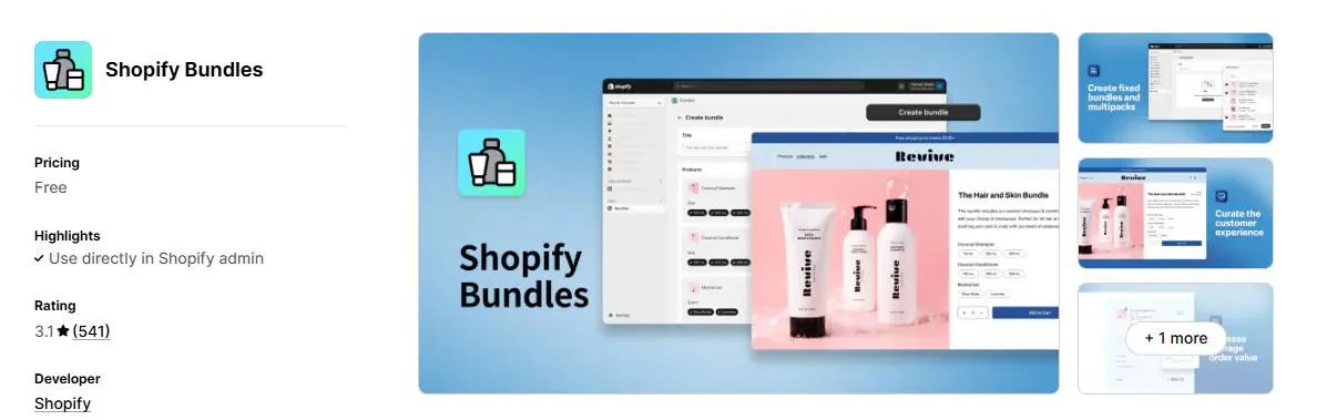 8. Shopify Bundles (Official app)