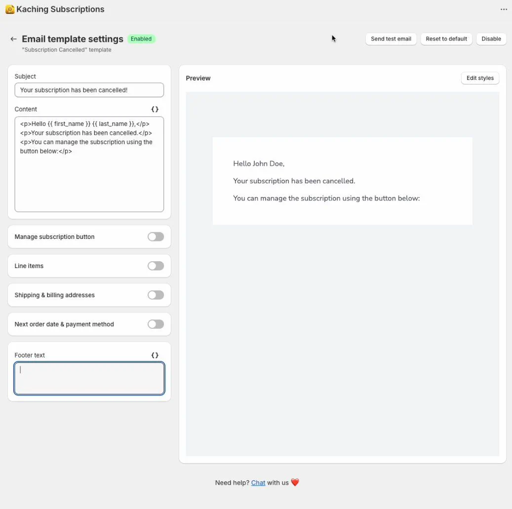 UX improvements