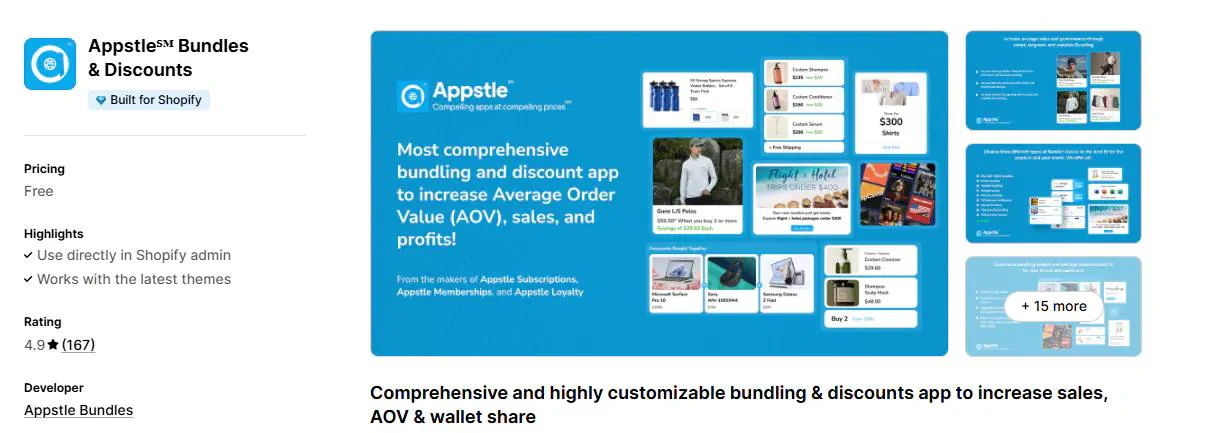 9. Appstle℠ Bundles & Discounts
