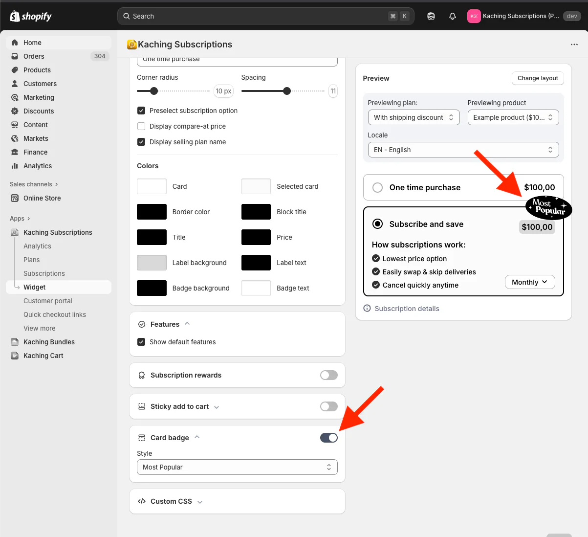 New feature: Promotional badges