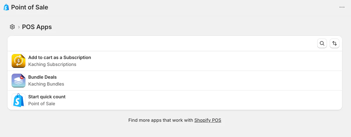 Shopify POS Extension