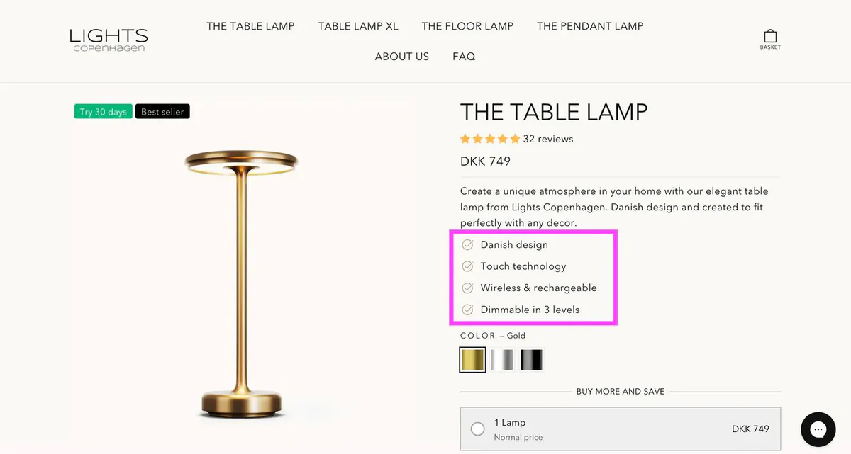 Bonus Section: Winning Product Page Recipe